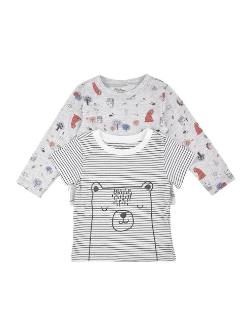 Set playera pijama para hombre Creysi de algodón