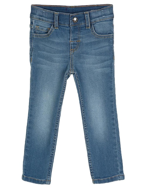 Jeans ajustado 365 Essential stone wash corte skinny para niña en Liverpool