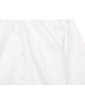 Camisa de vestir Mon Caramel de algodón manga larga para niño