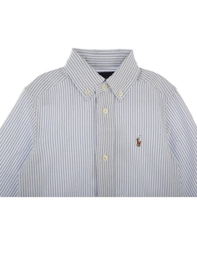 Camisa casual Polo Ralph Lauren de algodón manga larga para niño