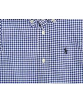 Camisa Polo Ralph Lauren manga larga de algodón para bebé