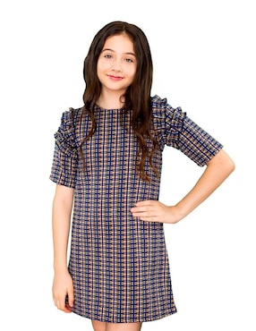 Vestido Carana manga regular para niña