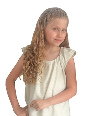 Vestido Carana manga ranglán para niña