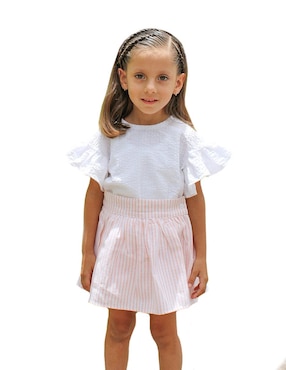 Conjunto Carana de algodón para niña