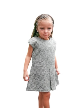 Vestido Carana manga regular para niña