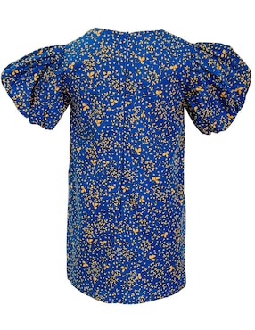 Vestido Carana manga globo para niña