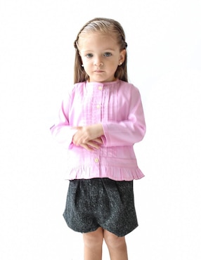 Conjunto Crawling Forward 123 de algodón para niña