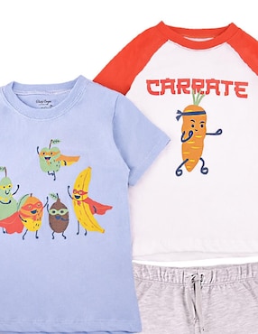 Conjunto Baby Creysi de algodón para niño