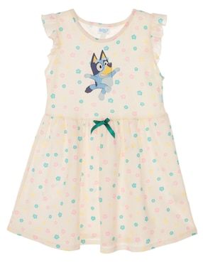 Vestido Bluey sin manga para niña