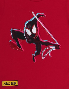 Playera Spider-Man manga corta para niño