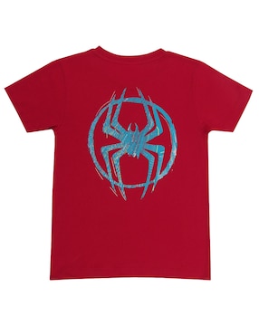 Playera Spider-Man manga corta para niño