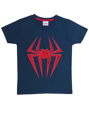 Playera Spider-Man Manga Corta Para Niño