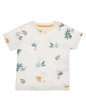 Playera Mon Caramel Manga Corta Para Niño