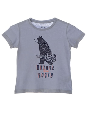 Playera 365 Essential manga corta para preescolar niño