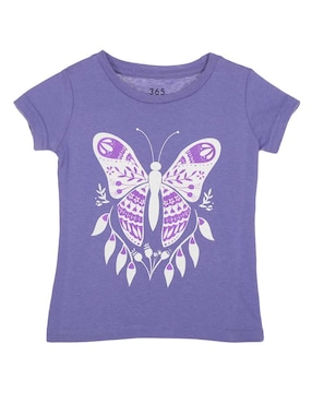 Playera 365 Essential manga corta para niña