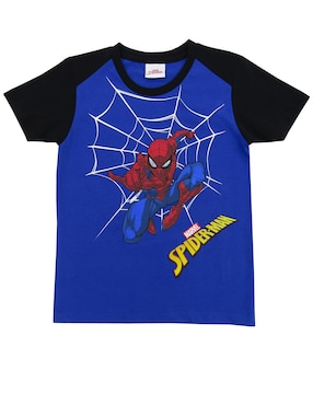 Playera Spider-Man Manga Corta Para Niño