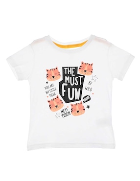 Playera 365 Essential manga corta para niño