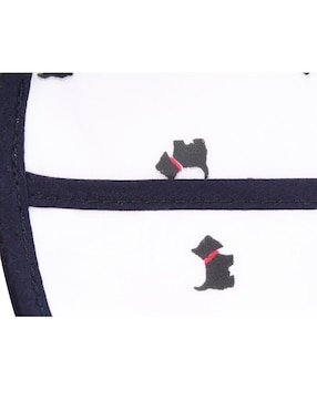 Babero Ferrioni estampado logo de nylon