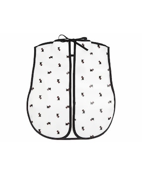 Babero Ferrioni estampado logo de nylon