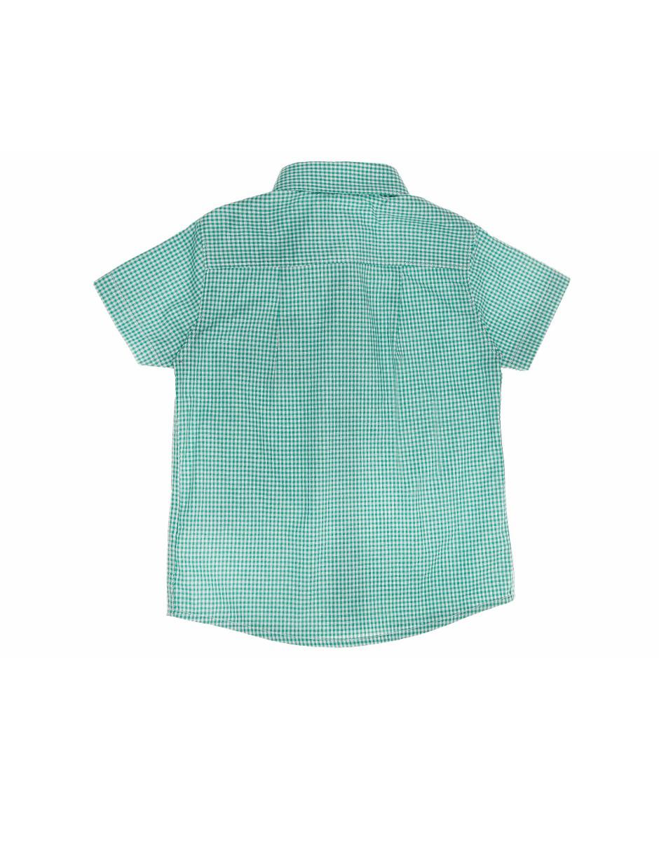 Camisa casual de algodón manga corta para niño 2