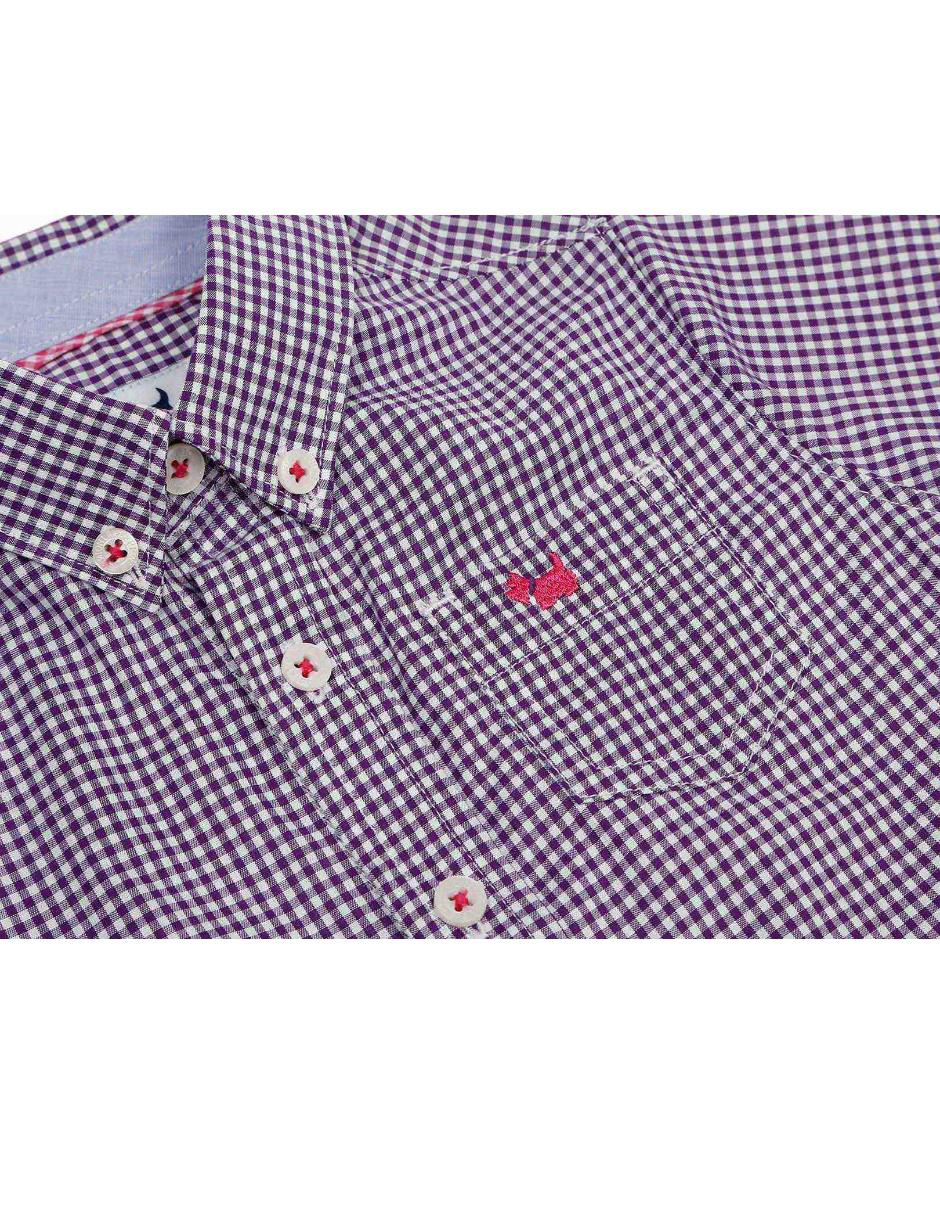 Camisa casual de algodón manga corta para niño 3