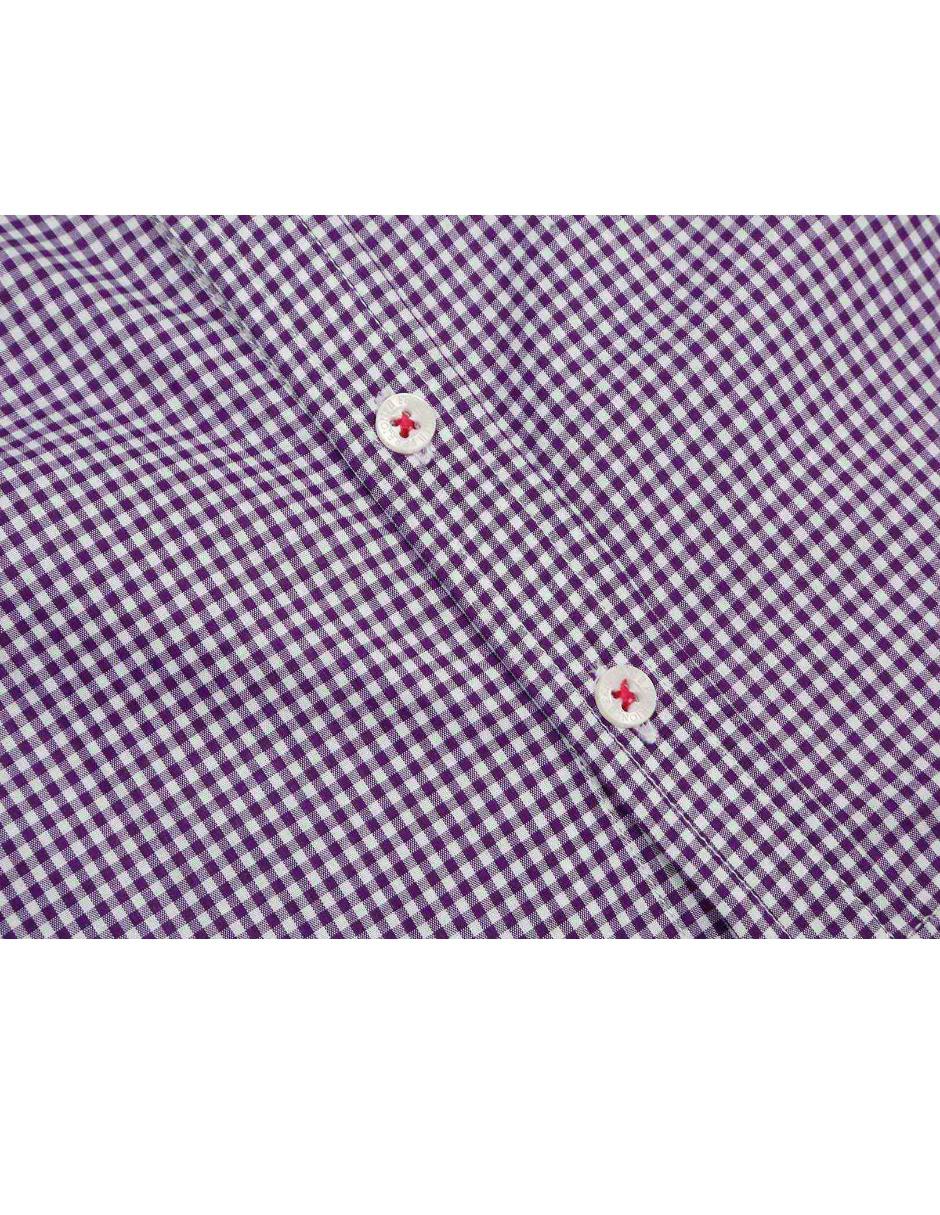Camisa casual de algodón manga corta para niño 5
