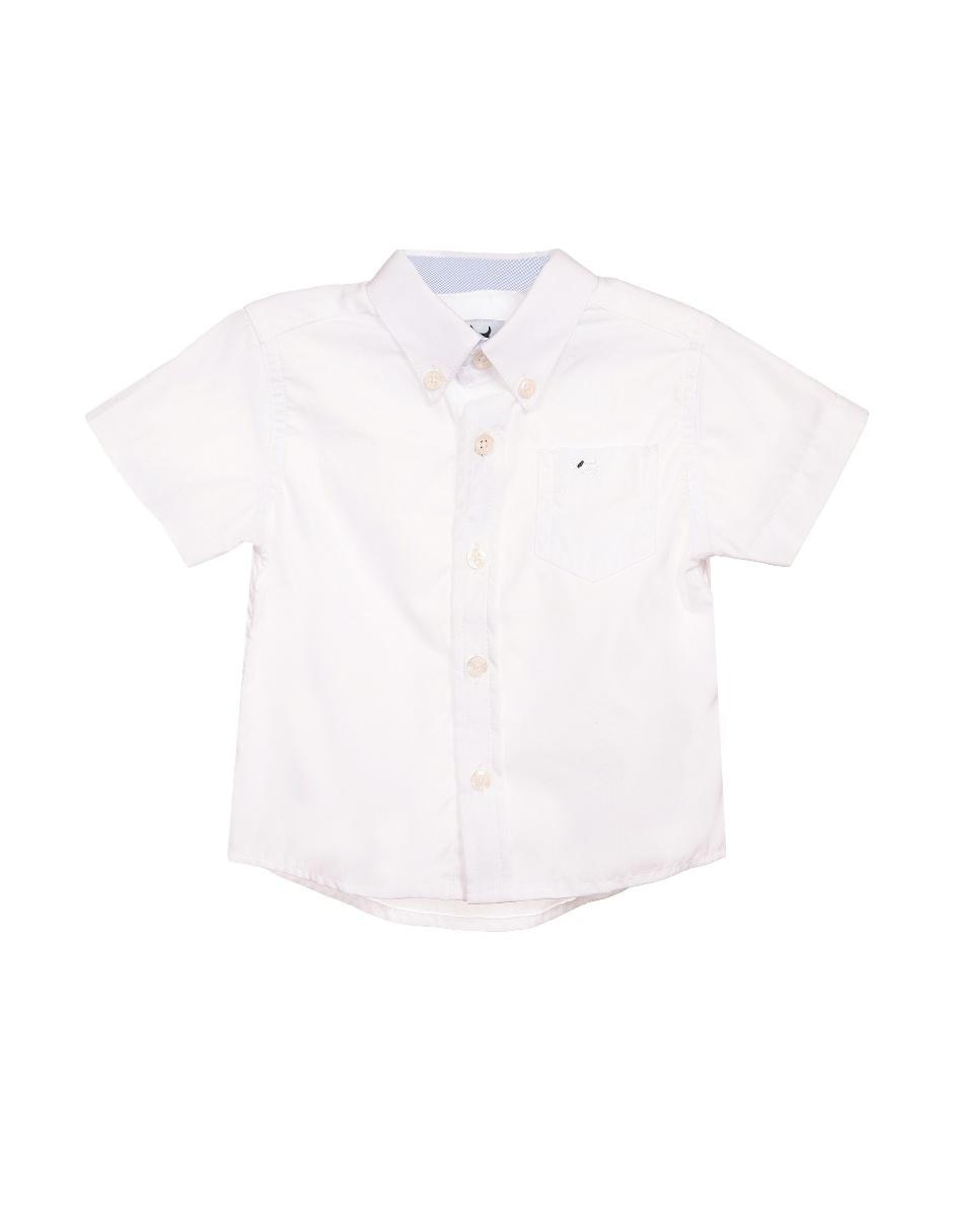 Camisa casual de algodón manga corta para niño Camisa casual de algodón manga corta para niño