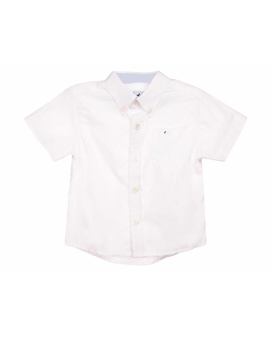 Camisa casual de algodón manga corta para niño