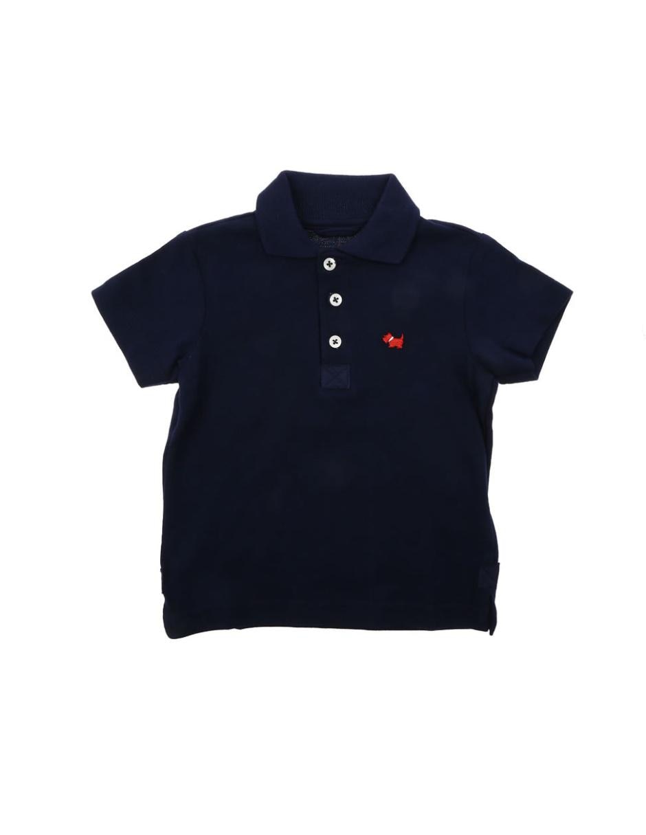 Playera tipo polo de algodón para bebé niña Playera tipo polo de algodón para bebé niña