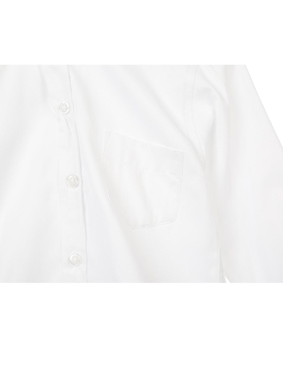 Camisa de vestir de algodón manga larga para niño