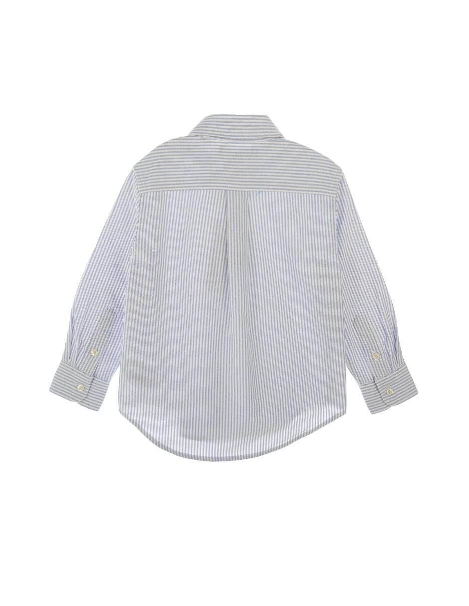 Camisa casual de algodón manga larga para niño 2