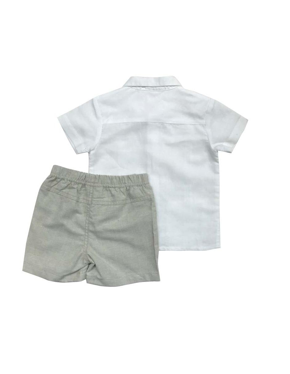 Conjunto de lino para niño 2 piezas 3