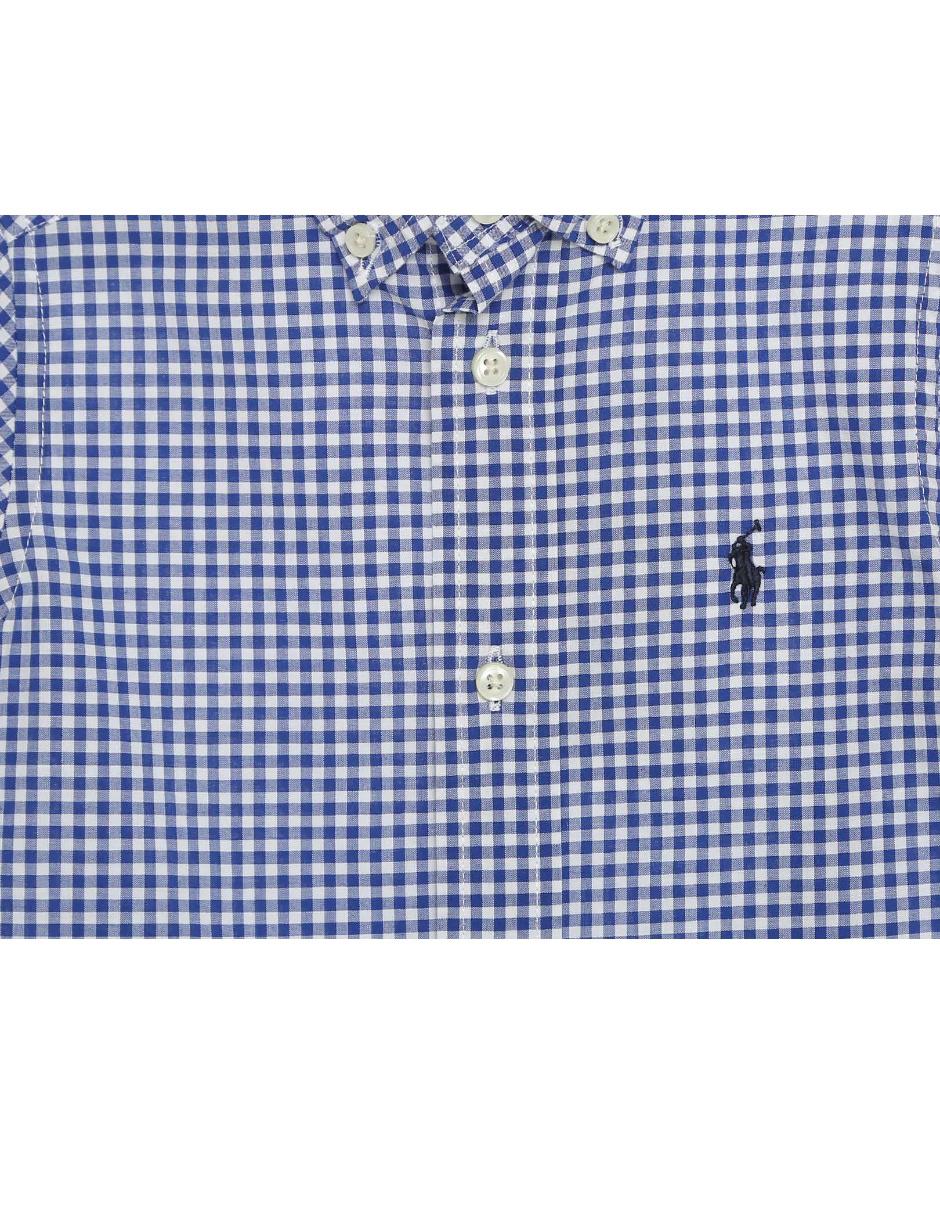 Camisa casual Polo Ralph Lauren de algodón manga larga para niño 3