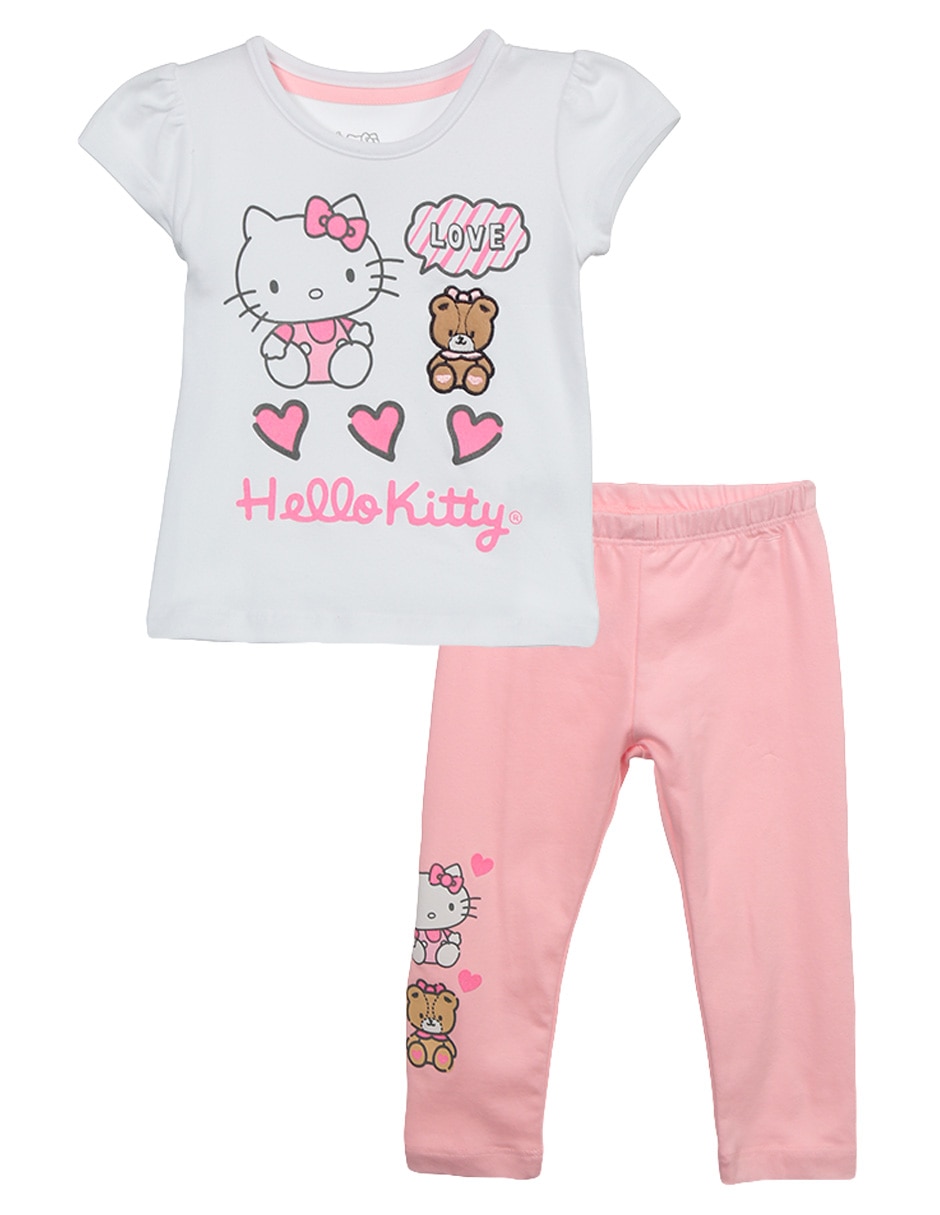 Conjunto Hello Kitty algodón para niña 