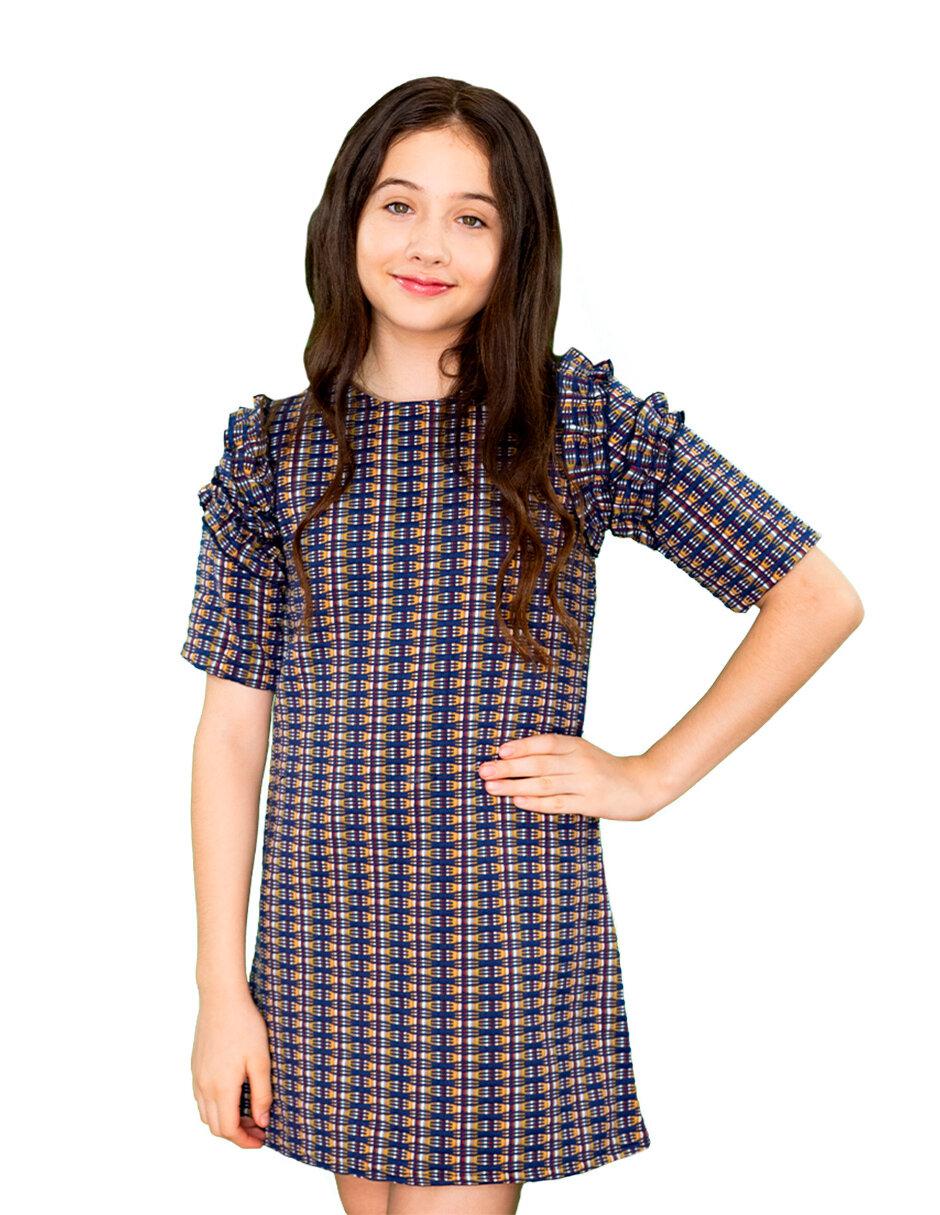 Vestido manga regular para niña Vestido manga regular para niña