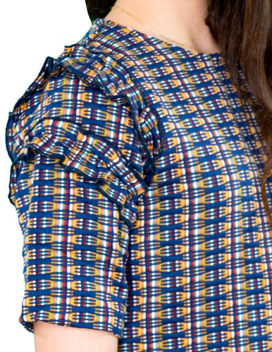Vestido manga regular para niña 4