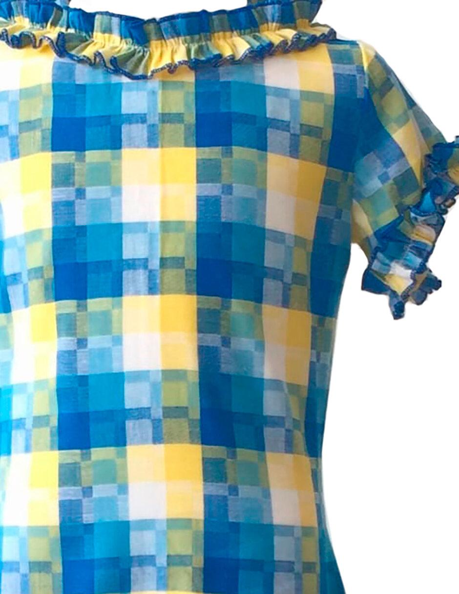 Vestido manga regular para niña 3