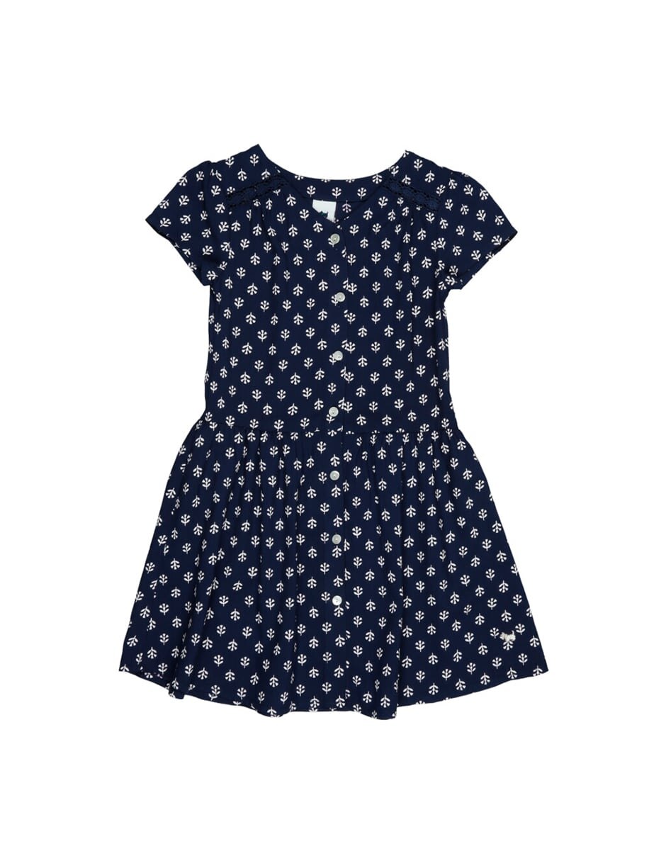 Vestido Ferrioni manga corta con botones para niña en Liverpool