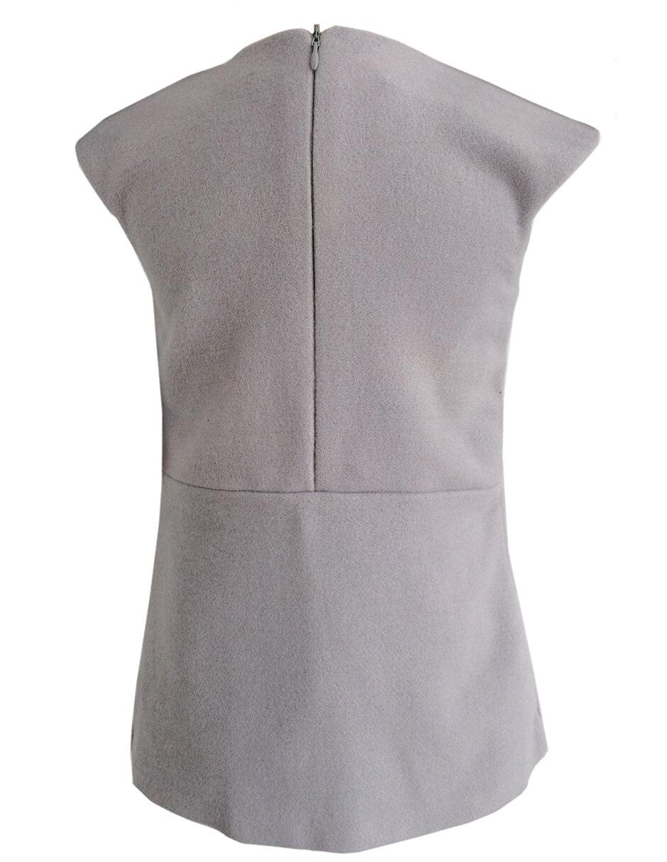 Vestido manga regular para niña