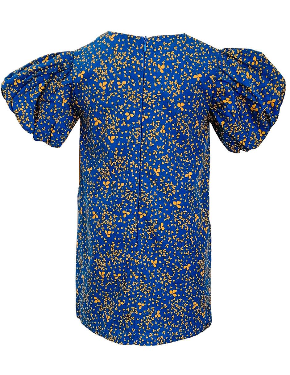 Vestido manga globo para niña 2