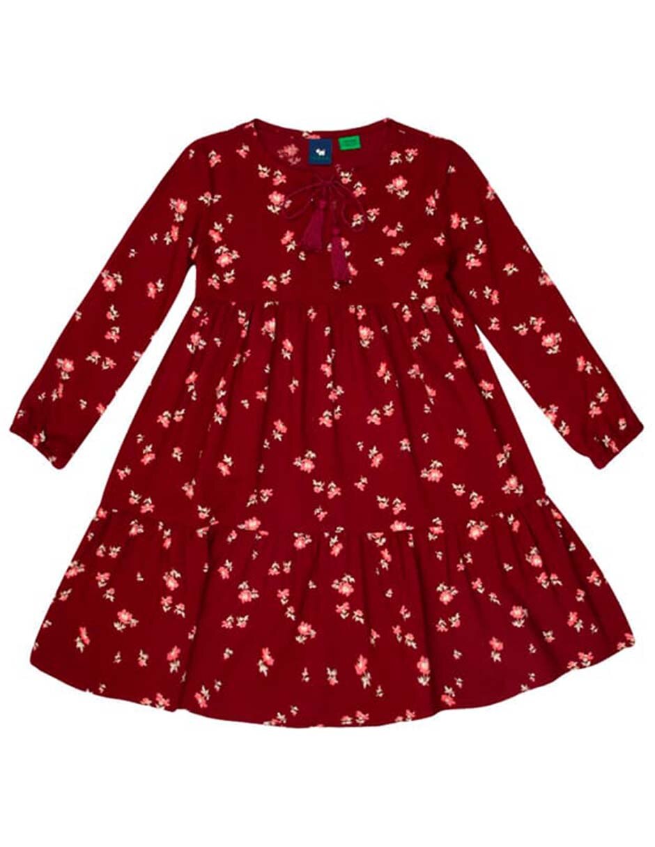 Vestido Ferrioni manga amplia con borla para niña en Liverpool