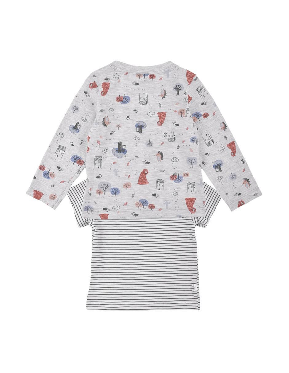 Set playera pijama para hombre Creysi de algodón 2