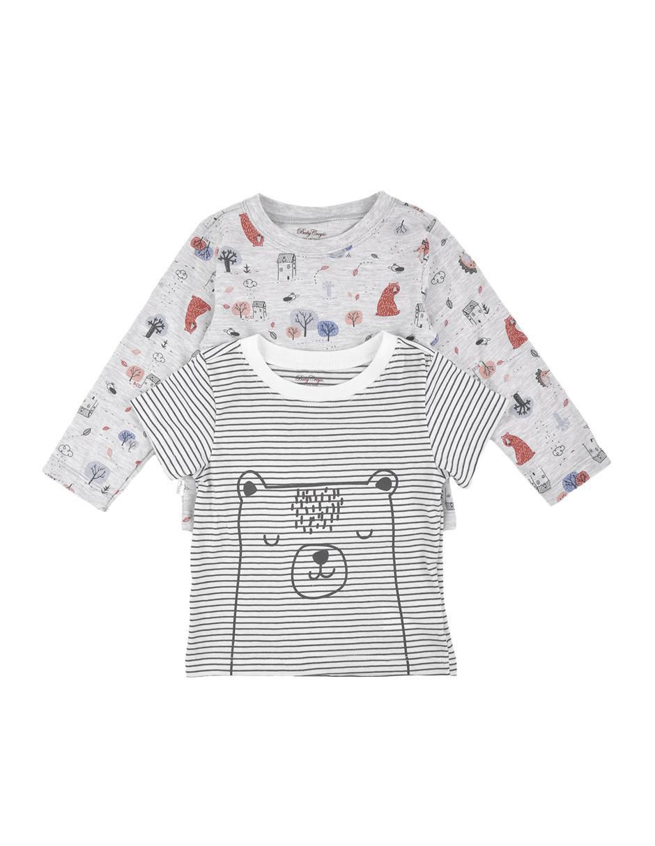 Set de playera estampado gráfico para niño