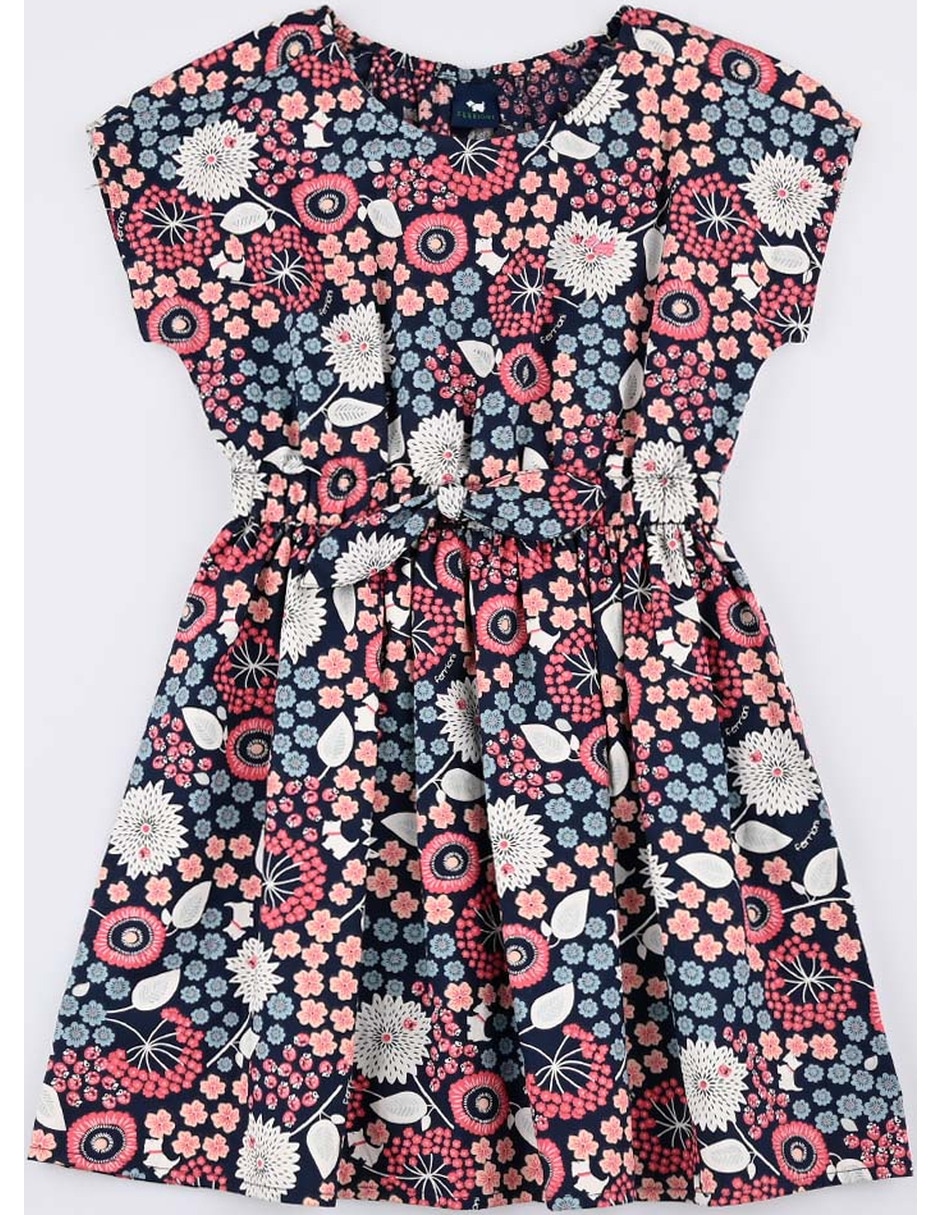 Vestido Ferrioni manga regular con botones para niña en Liverpool