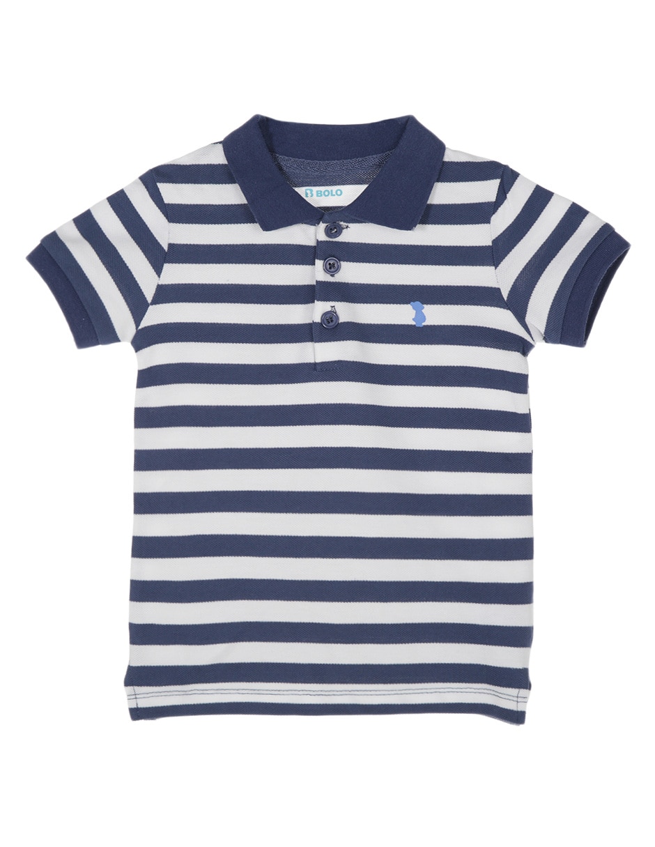 Playera tipo polo Bolo de algodón para niño 