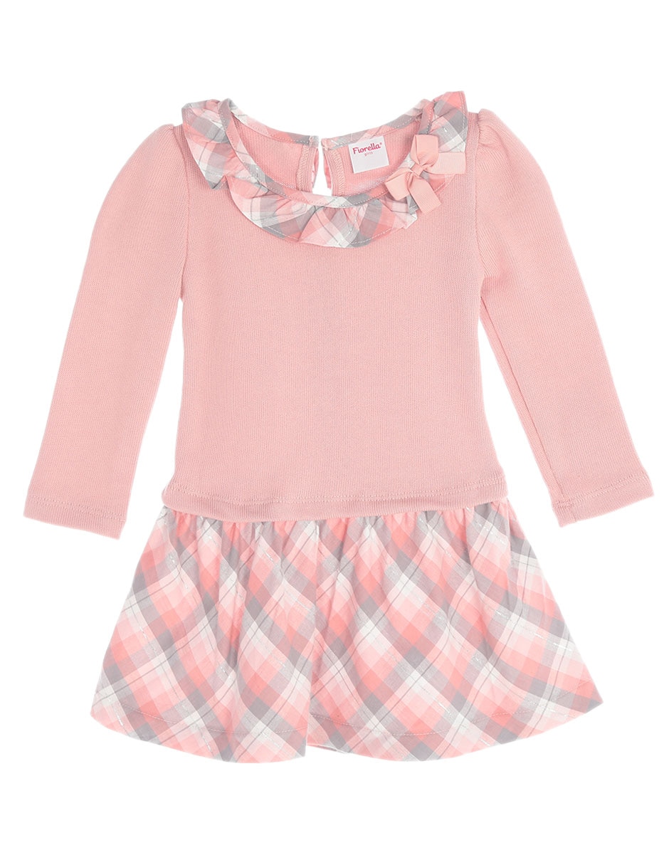 Vestido manga regular para niña Vestido manga regular para niña