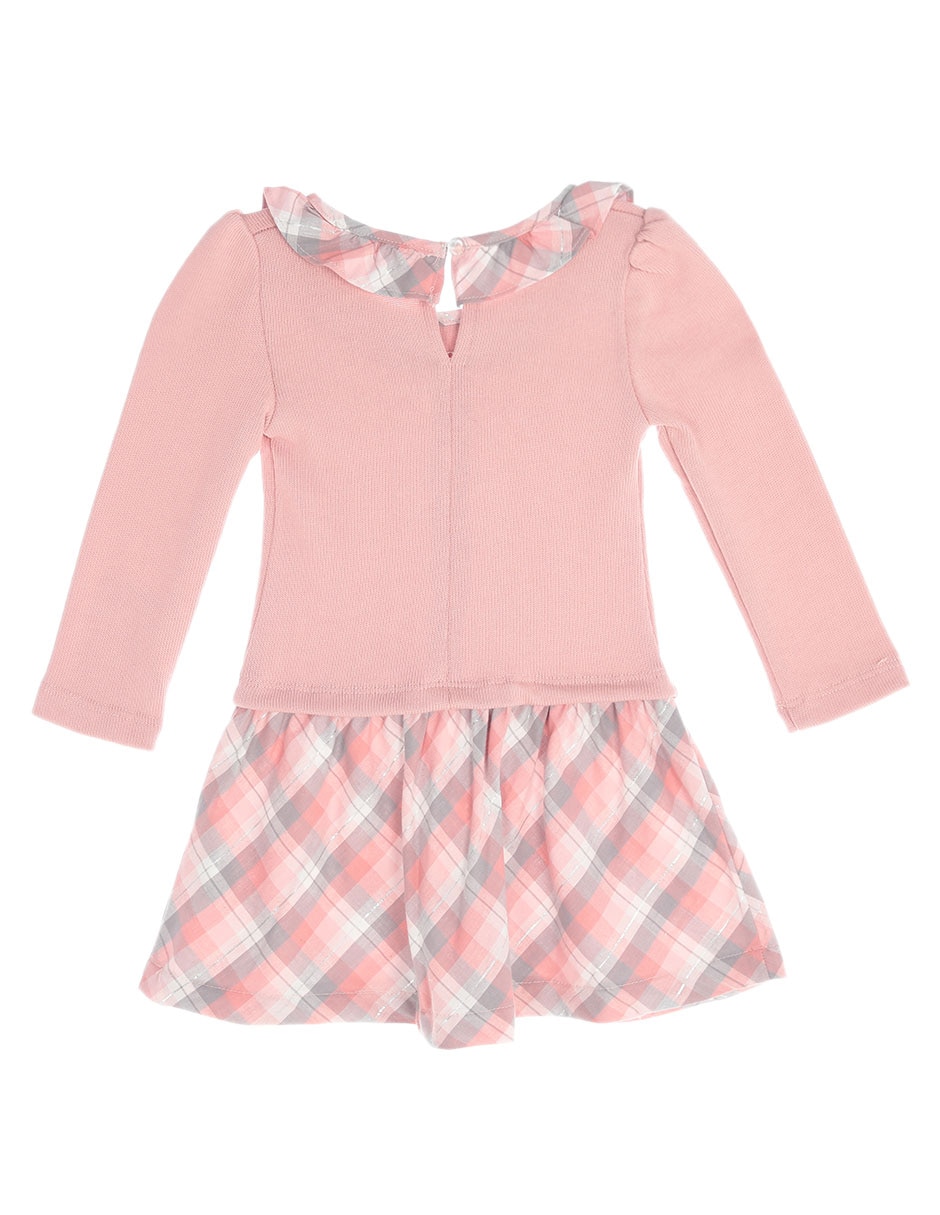 Vestido manga regular para niña 2