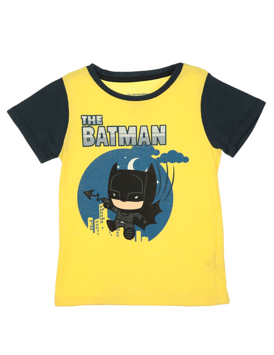 Playera Batman estampada manga corta para niño 