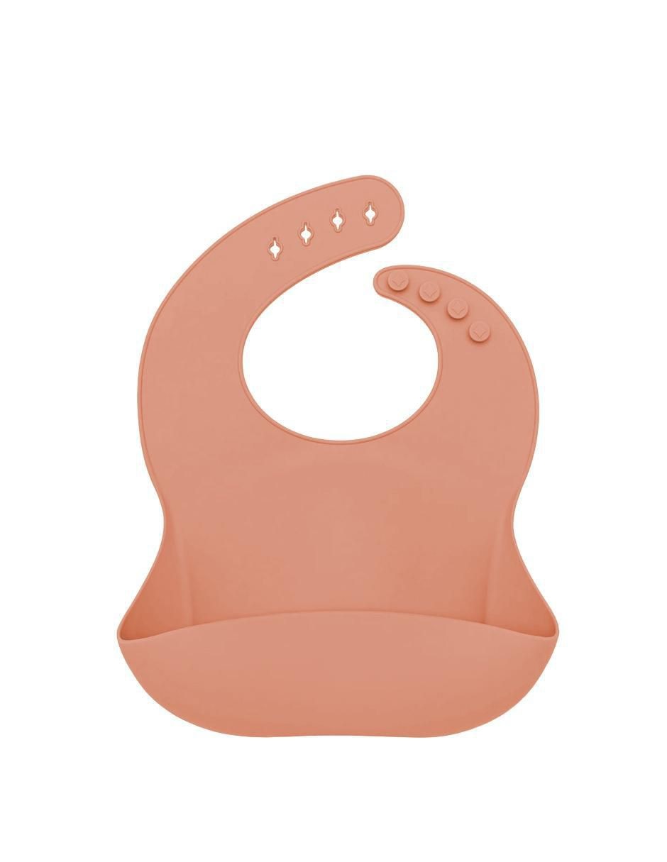 Babero amababy liso sin licencia silicón