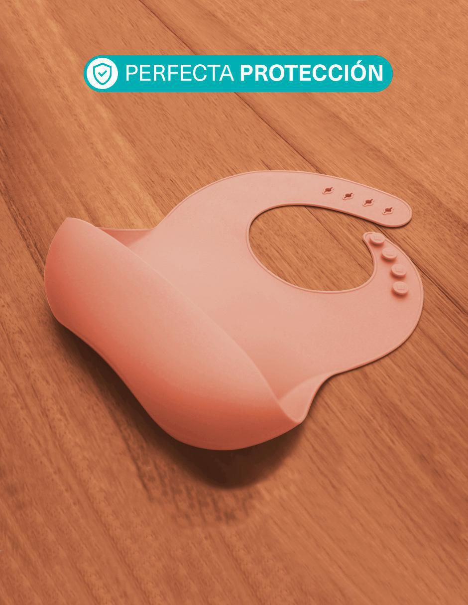 Babero amababy liso sin licencia silicón